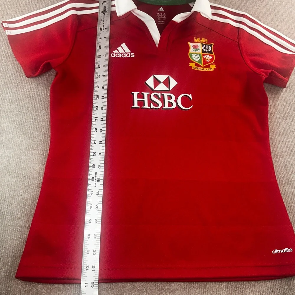 Adidas British & Irish Lions 2013 Australia Tour Rugby Jersey Red Mens Medium